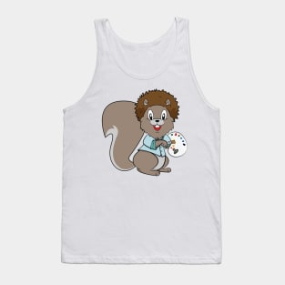 Bob Ross Retro Style Fan Design Tank Top